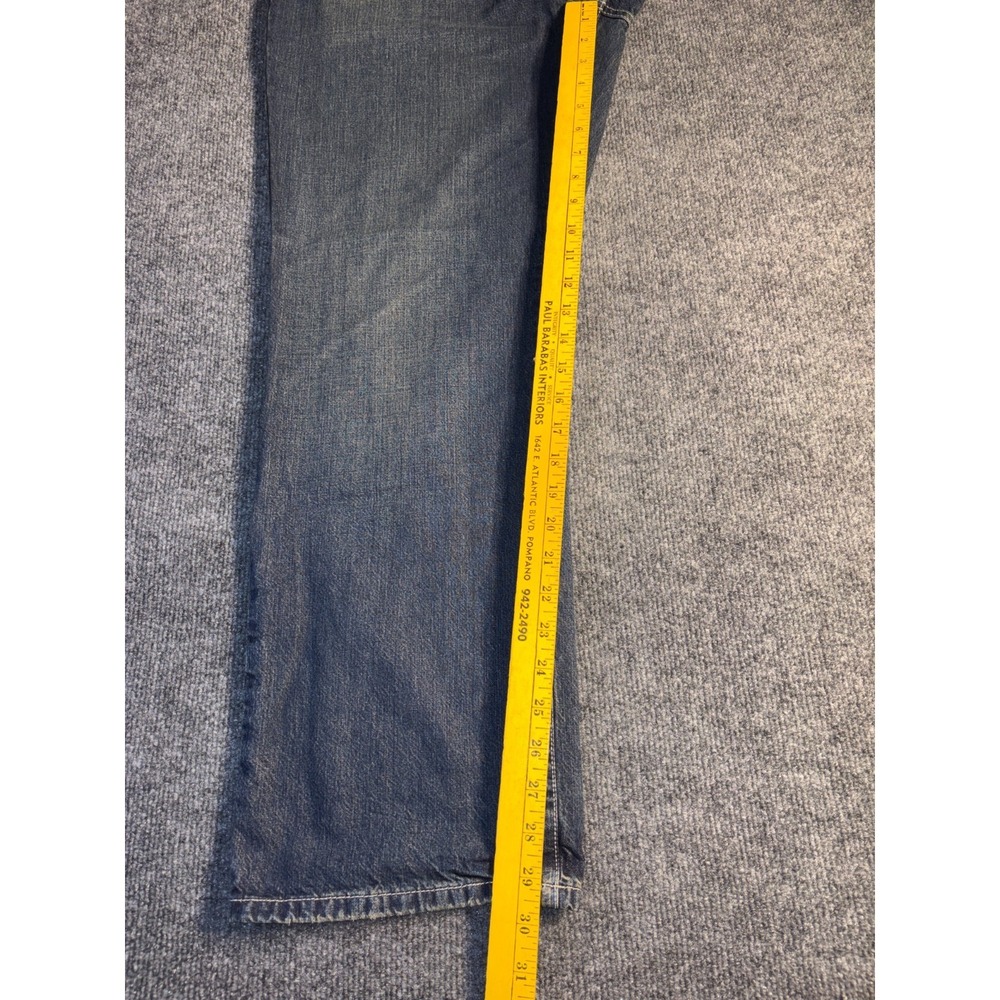 Polo Ralph Lauren Jeans Men 36/30 Blue Denim Medium Wash Streetwear Straight Leg - Picture 5 of 12